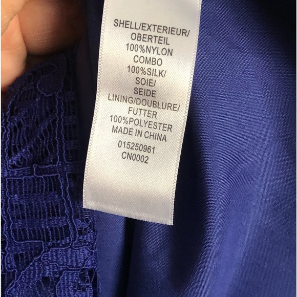 Adrianna Papell 18W Royal Blue wedding guest special occasion dress - Picture 12 of 13